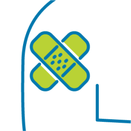 icon of a bandaid on an arm indicating where a vaccine was administered