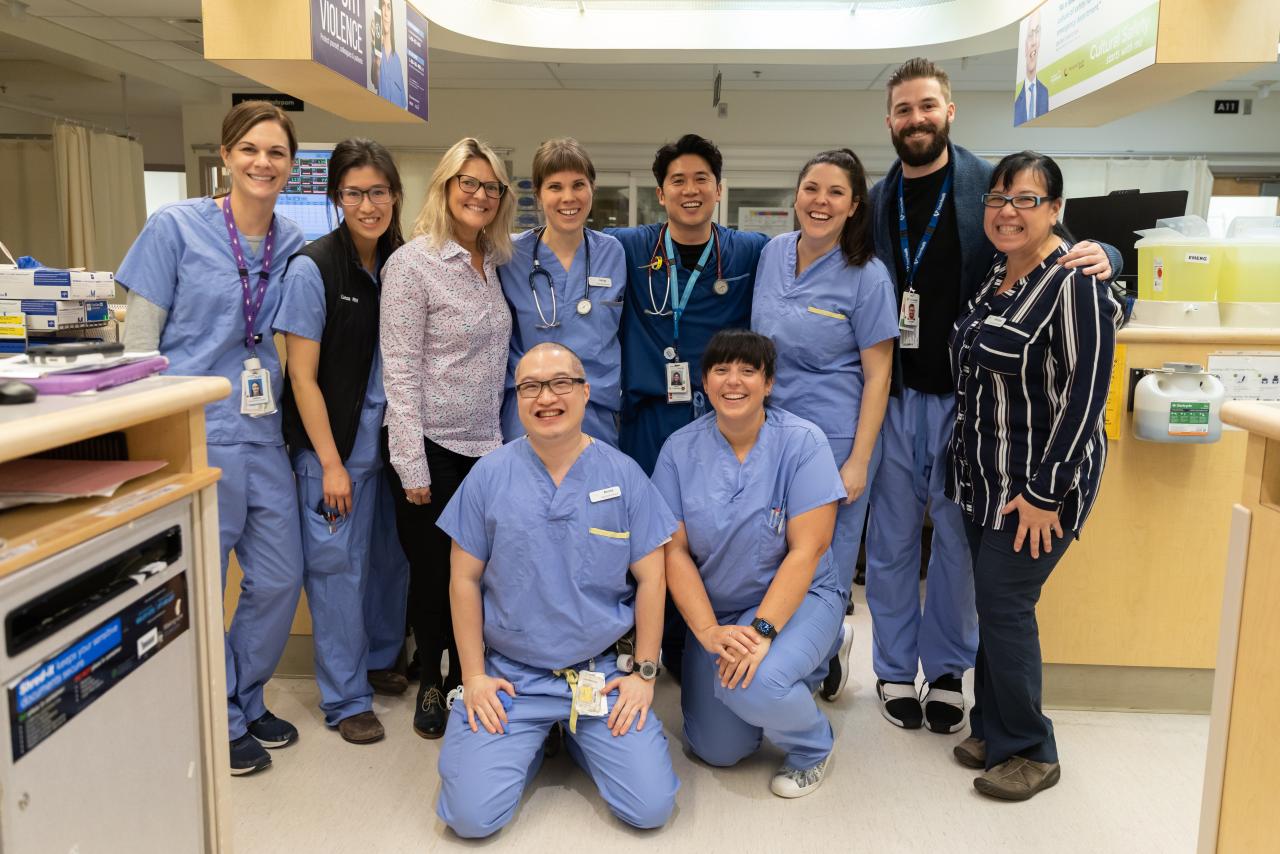 medical staff standing together