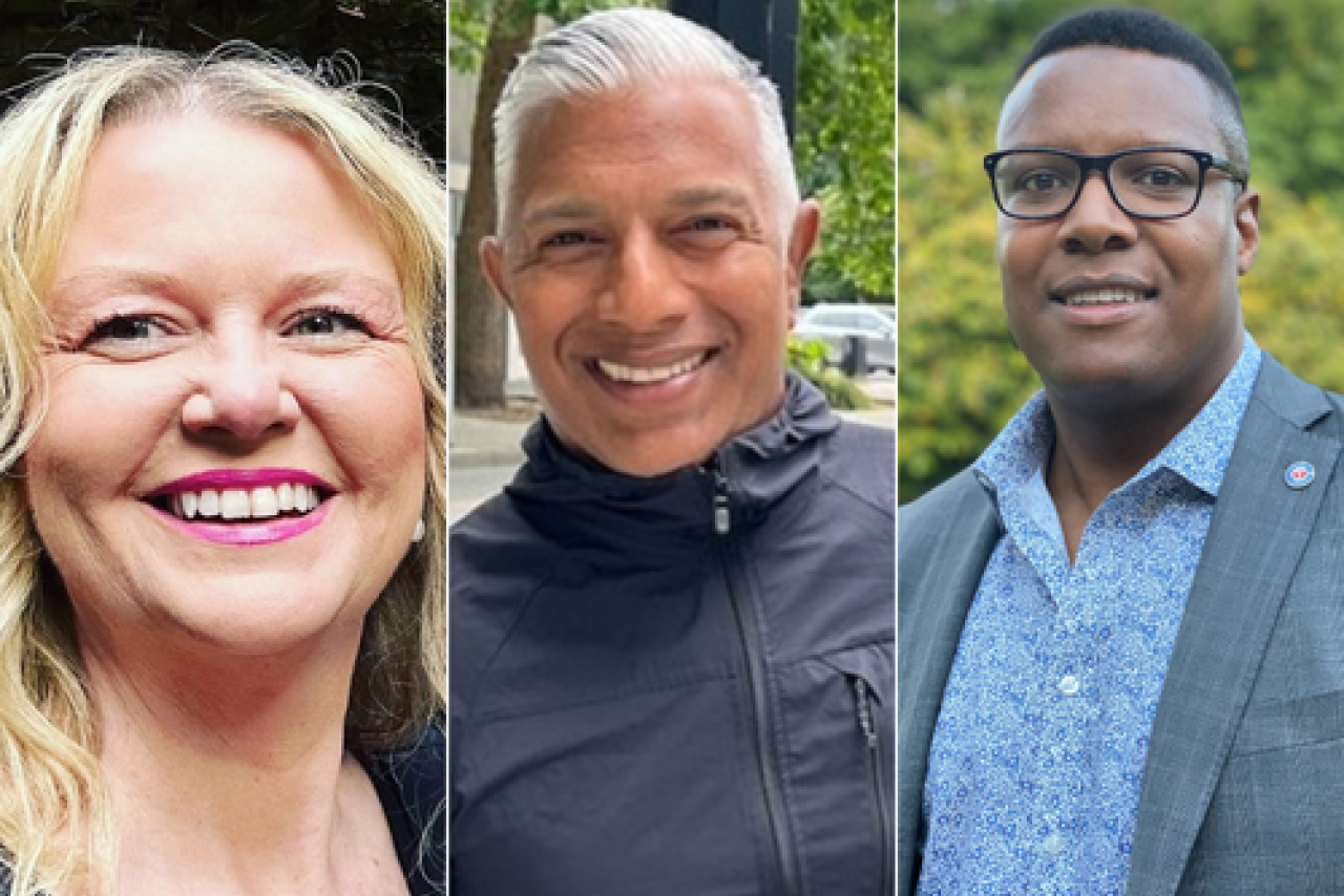 Photo of Jane, Ian and Andy, leaders at VCH