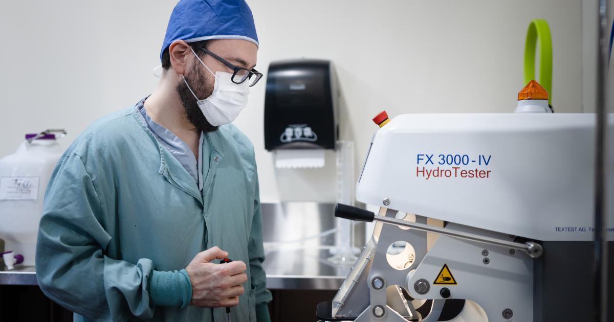 PPE Testing Laboratory Vancouver Coastal Health