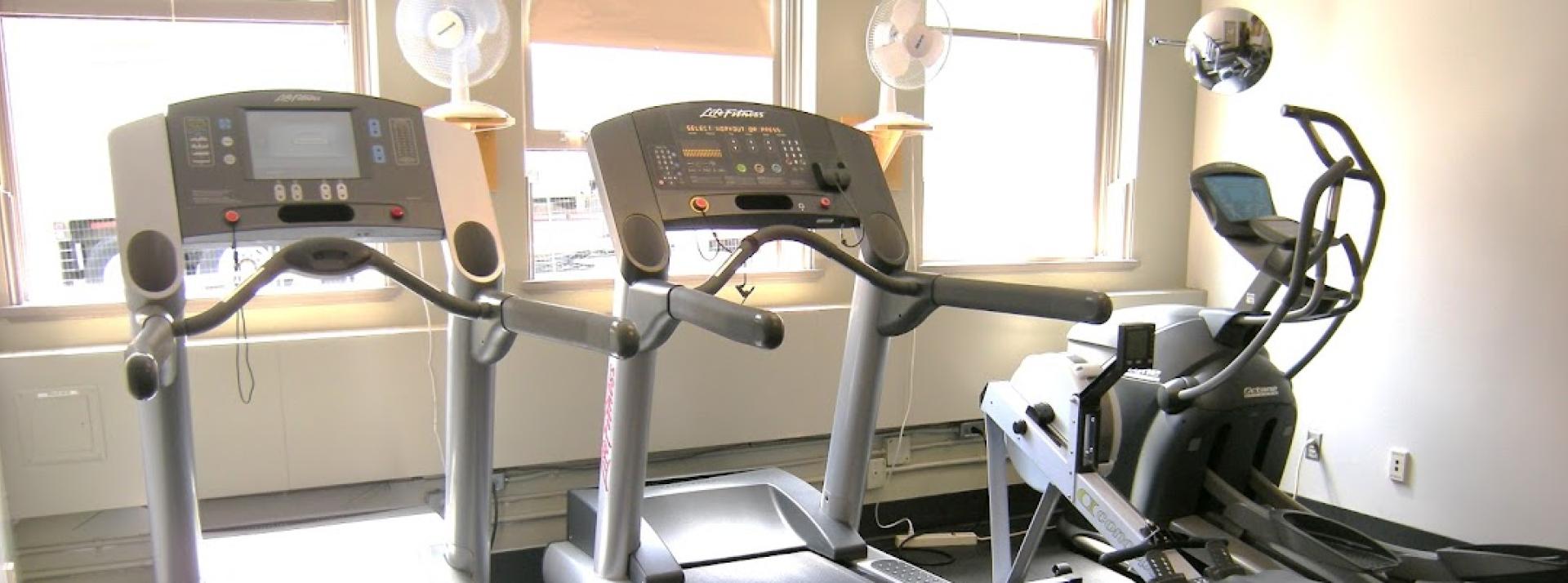 Treadmills in the VGH Fitness/Wellness Centre