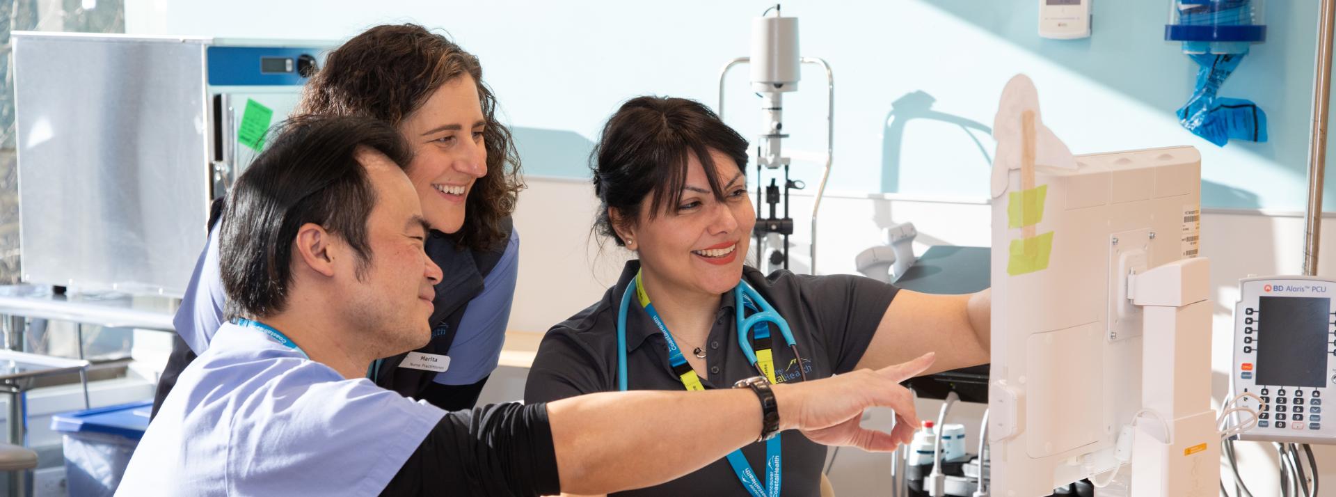 VCH registered nurse, nurse practitioner and physician