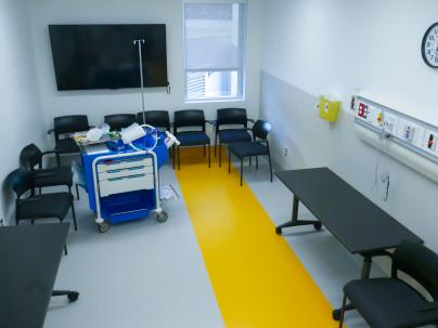 Breakout Room 4 in the VGH Simulation Centre
