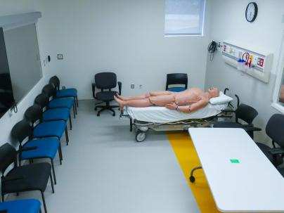 Breakout Room 5 in the VGH Simulation Centre