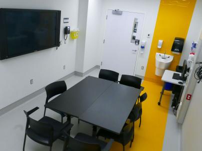 Breakout Room 8 in the VGH Simulation Centre