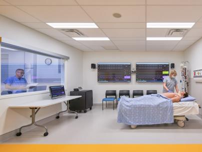The large breakout room in the VGH Simulation Centre