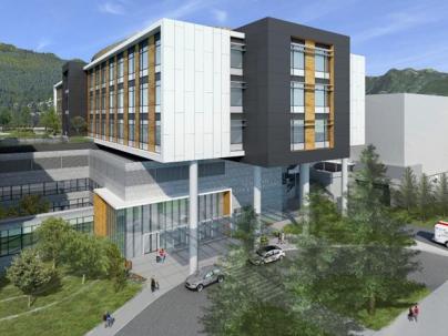 Rendering of the new Paul Myers Tower at Lions Gate Hospital