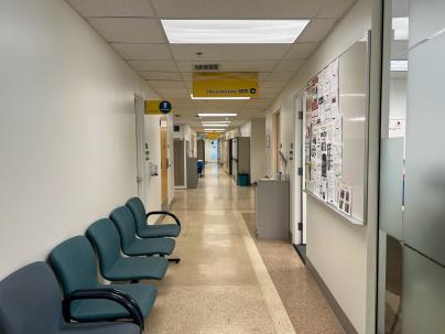 5N hallway in Richmond Hospital after construction