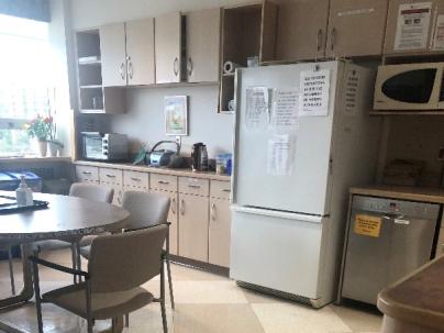 Kitchen in the Lions Gate Hospital Palliative Care Unit