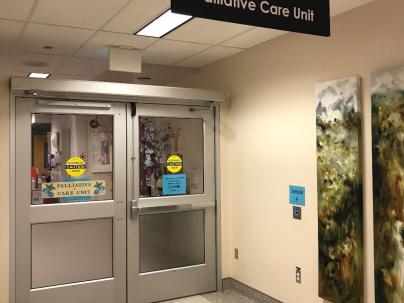 Entrance to VGH Palliative Care Unit
