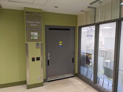 Cancer Care Clinic main entrance after renovations