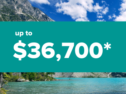 Pemberton up to $36,700*