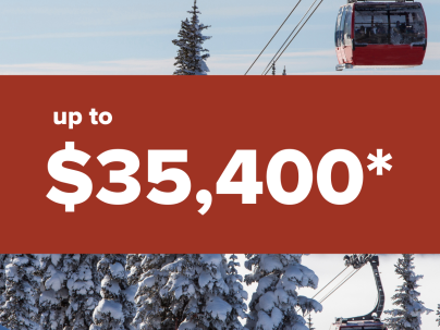 Whistler up to $35,400*