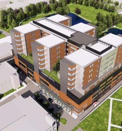 Digital rendering of the Richmond redevelopment project